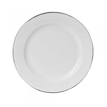 Maria Augusta Prato Sobremesa com Aba e Filete de Prata Tramontina 21cm 96900/067