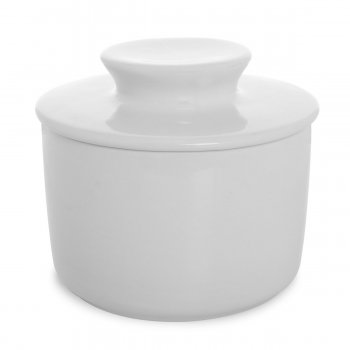 Manteigueira Francesa Branca 200ml  2ª LINHA