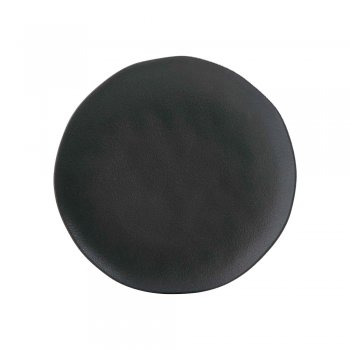 Orgânico Preto Matte Prato Raso 26,5cm