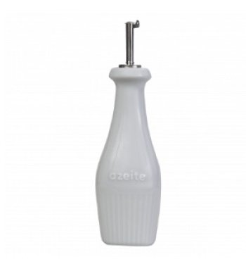 Assar e servir azeite branco