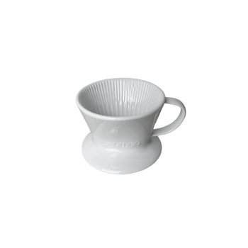 Cafeteria Pro Coador de Porcelana - Branco