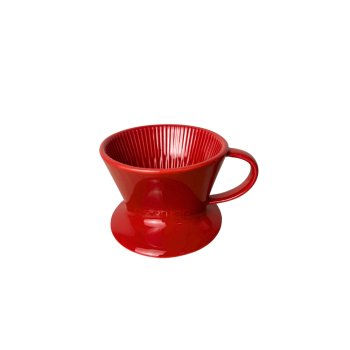 Cafeteria Pro Coador de Porcelana - Vermelho