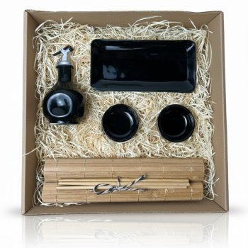 Kit Japones Premium Completo Para presente - 2 pessoas preto organico