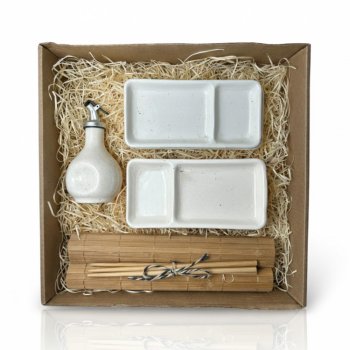 Kit Japones Premium Completo Para presente - 4 pessoas branco repartição