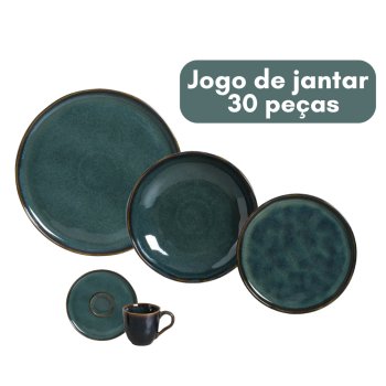 Aparelho de Jantar 30 peças Bio Oceano ( para 6 pessoas )