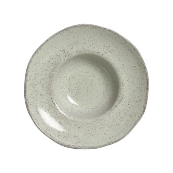 Orgânico Pistache Prato de massa 25 cm