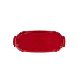 Assar e Servir Bandeja G Vermelha 30,7x13 cm - Germer