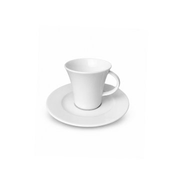 Xícara de café com pires PCS 90 ml Gural Porcelen