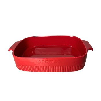 Assar e Servir travessa retangular vermelha 30 x 21 cm 2500 ML 2ª linha