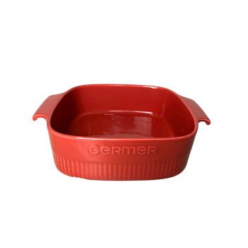 Assar e Servir travessa quadrada vermelha 26,5 x 21 x 6,8 CM 2000 ML 2ª linha