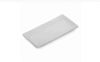 TRAVESSA RETANGULAR SAPPORO BRANCO 22X11 (2ª LINHA)